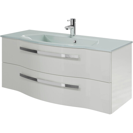 Saphir Wastafelonderkast Serie 4005 glazen wastafel met onderkast, 117 cm breed