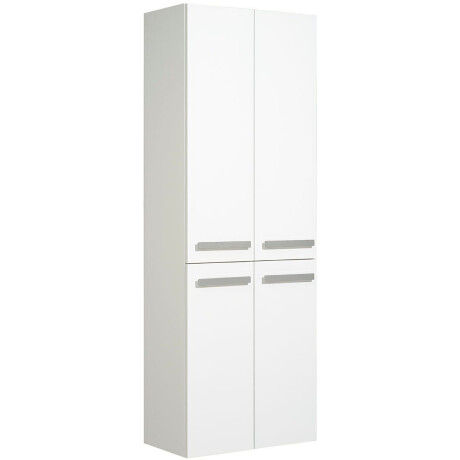Saphir Hoge kast Serie 4005 badkamerkast 60 cm breed, met 4 deuren, 4 glazen planken