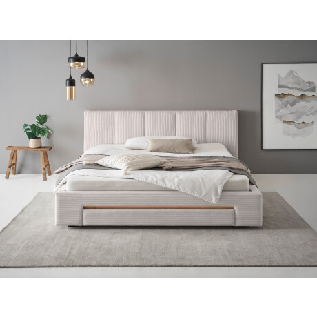 INOSIGN Gestoffeerd bed CiTY/GiRON, bedframe met bedlade, gestoffeerd opbergbed met hondenbed of opberglade, bekleding van corduroy of linnenlook