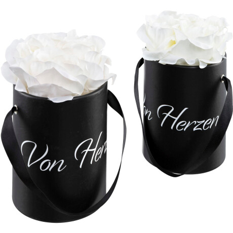 Creativ green Kunstbloem Rozen in box (2 stuks)