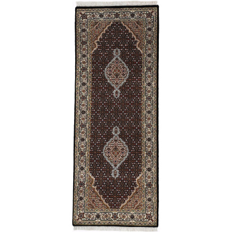 Woven Arts Loper Oosters tapijt Tabriz Mahi met de hand geknoopt, woonkamer, zuivere wol voor een warme omgevingsklimaat