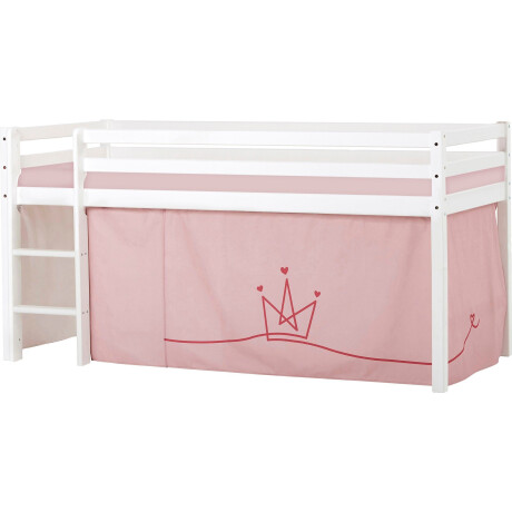 Hoppekids Hoogslaper ECO Dream, kinderbed, speelbed, halfhoog bed van massief hout