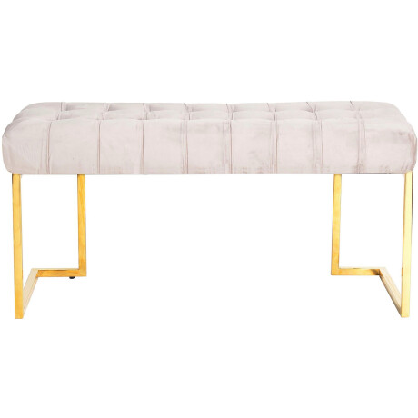 Kayoom Zitbank Rare 225, elegante uitstraling door gouden frame fluwelen zacht, gestikt, met decoratieve knopen, gezellig, chique kussen (1 stuk)