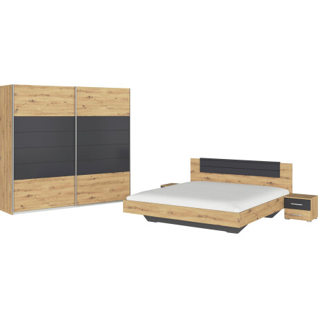 rauch Slaapkamerserie Compleet slaapkamer BARCELONA met kast breedte 226 cm(set, 4-delig)