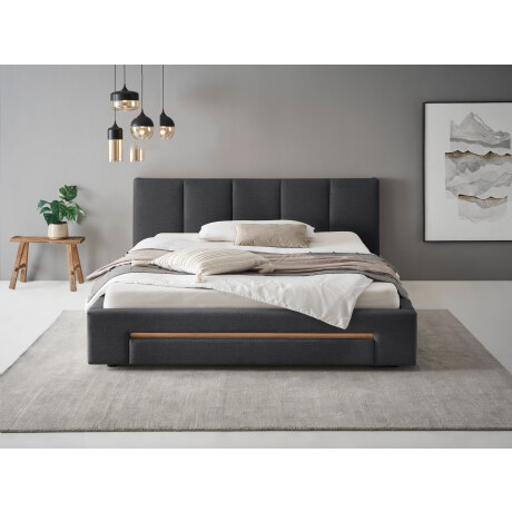 INOSIGN Gestoffeerd bed CiTY/GiRON, bedframe met bedlade, gestoffeerd opbergbed met hondenbed of opberglade, bekleding van corduroy of linnenlook
