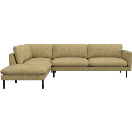 FLEXLUX Hoekbank Bolzano, elegant en comfortabel, L-vorm Zitting opgebouwd met koudschuim & staalgolven, losse zit- & rugkussens