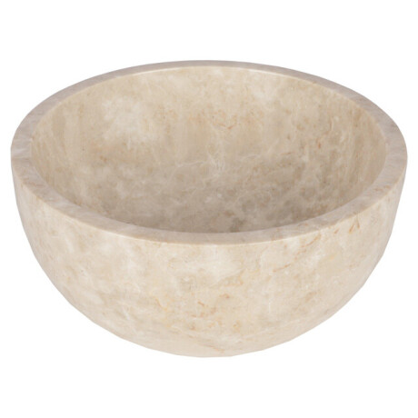 Differnz Boomer Waskom - 21x12cm - rond - Marmer - Beige 36.102.33