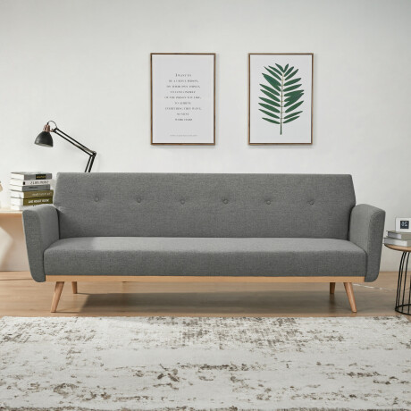 Artistiq 3-zits Slaapbank 'Kelyn' 111 x 190cm, kleur Donkergrijs