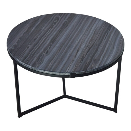 Urban Interiors Bijzettafel 'Loft 42' Marmer, Ø60cm, kleur Zwart