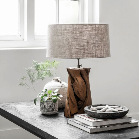 MUST Living Tafellamp 'Jungle' Teakhout, 52cm