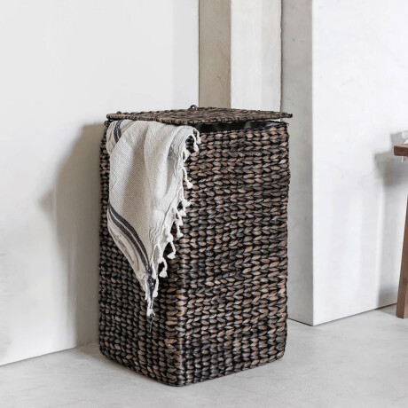 MUST Living Wasmand 'Palawan' Waterhyacint, kleur Zwart