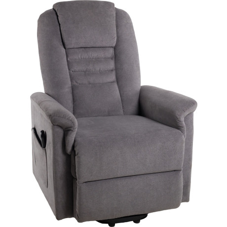 Duo Collection Relaxfauteuil Granada met elektrische opstahulp Relaxfunctie en pocketveren binnenvering met stalen nosagvering