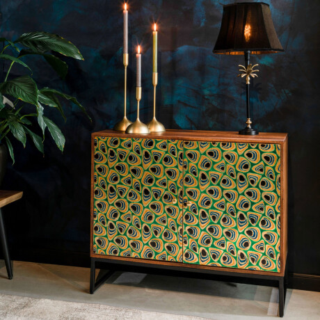 Dutchbone Opbergkast 'Meena' Mangohout, 80 x 95cm