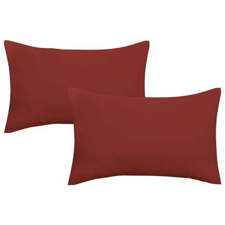 Biberna Fijne jersey kussenhoes (Roest, 40x60)