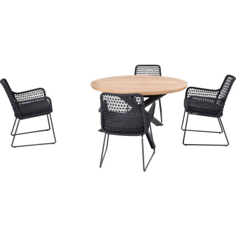 Taste Tuinset Athena Prado Teak-Anthracite 130 cm