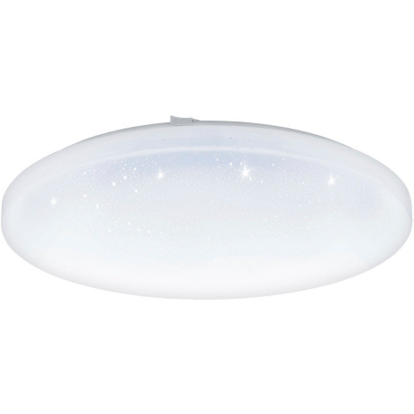 EGLO Led-plafondlamp FRANIA-S Plafondlamp met sterrenhemel-effect, staal en kunststof, Ø: 43 cm (1 stuk)