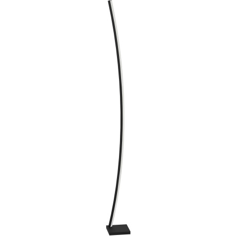 EGLO Staande lamp PICACHA Vloerlamp in zwart van staal - 29W - warmwit (1 stuk)