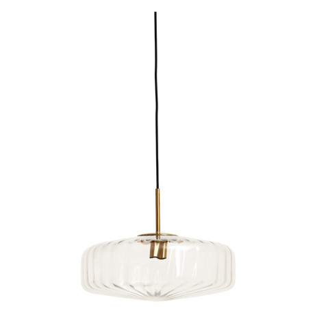 Light & Living Hanglamp 'Pleat' Glas, 30cm, kleur Transparant