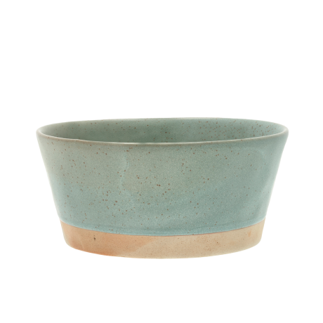 Evig porseleinen serveerschaal groen - 23 x 10 cm