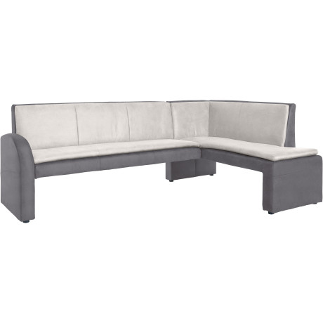exxpo - sofa fashion Hoekbank Cortado, elegant en modern met hoog zitcomfort hoge bodemvrijheid, mooie detailverwerking, optioneel leren bekleding