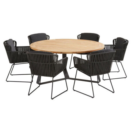 Taste by 4 Seasons Tuinset Vitali Basso Ø160 cm Antraciet