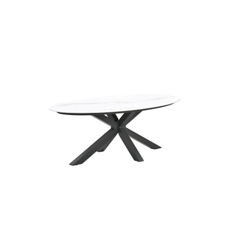 Garden Impressions Tafel Scotland Centostone Venice White-Carbon Black 220 x 115 cm