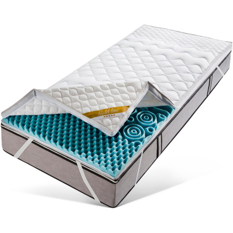 f.a.n. Frankenstolz Topmatras Softly XXL Plus, topper 90x200, 140x200 cm en andere maten Favoriete product, meer dan 1500 positieve beoordelingen >Made in Germany< (1 stuk)