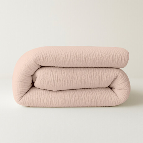 Dekbed Easy Dekbed & Dekbedovertrek in 1 Mousseline Roze - Easy - zonder overtrek - 140x200 cm (Eenpersoons) - Zydante - 300 gram per m² -