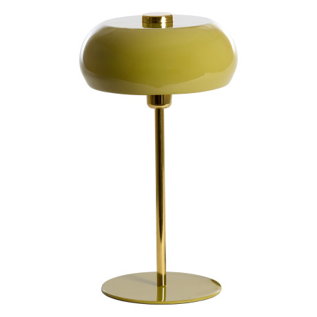 Light & Living Tafellamp 'Surin' 47cm, kleur Olijfgroen/Goud