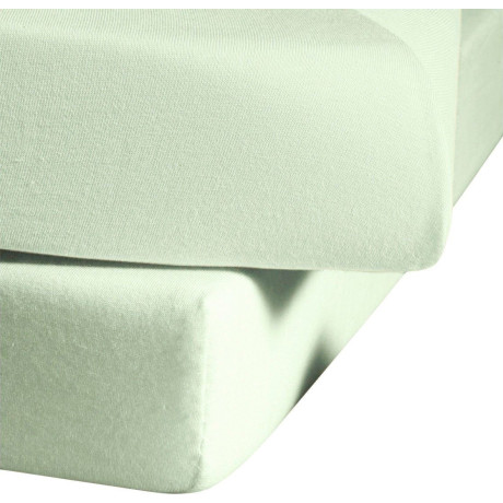fleuresse Hoeslaken Ines hoogwaardige jersey van 100% katoen, van katoen, voor matrassen tot 23 cm hoogte, laken, hoeslaken (1 stuk)