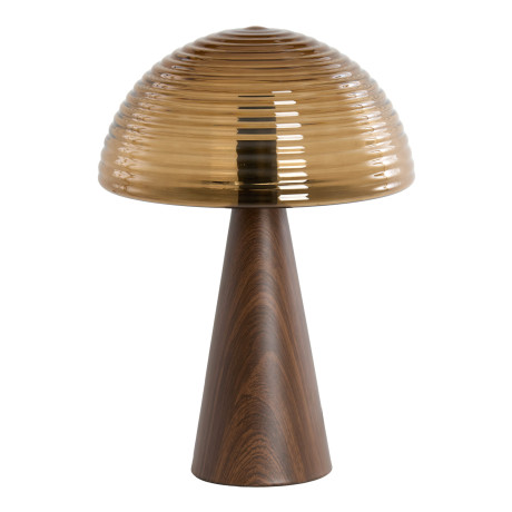 Light & Living Tafellamp 'Mueda' 43cm, kleur Bruin