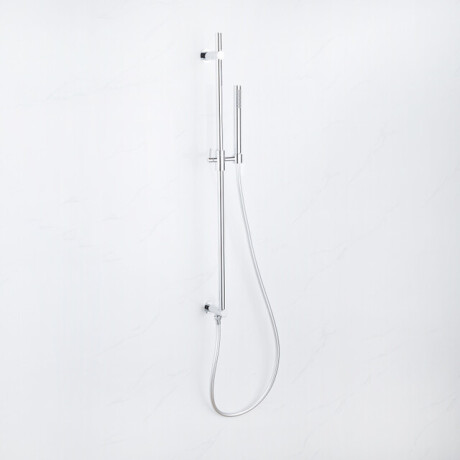 Fortifura Calvi Glijstangset - geïntegreerde wandaansluitbocht - doucheslang metaal- handdouche staaf - chroom SW1111526//SW970048//SW496810