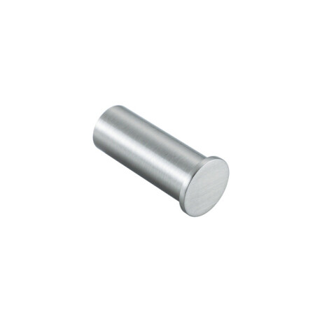 Fortifura Calvi Handdoekhaak - rond - enkel - Geborsteld RVS PVD (RVS) Single_Towelhook_RVS