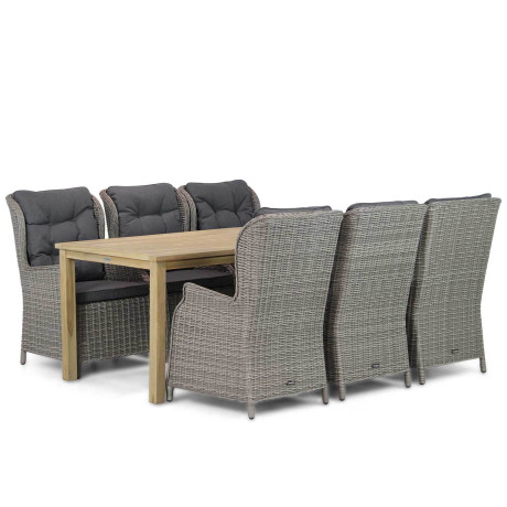 Garden Collections Windsor/Weston 210 cm dining tuinset 7-delig