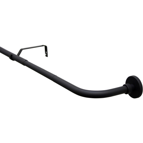 GARDINIA Gordijnroede Set Lisa 1-rails met boog Ø 19 mm (1 stuk)