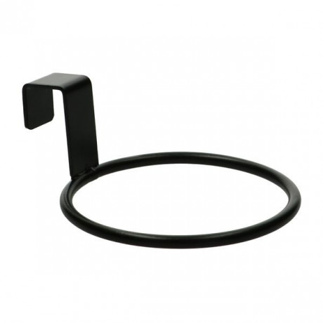 Hangring, metaal, zwart,Ø 10,3 cm