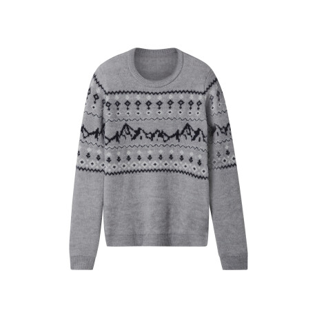 esmara Gebreide kinder kersttrui (Grijs, 146/152)