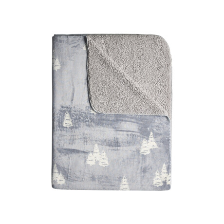 LIVARNO home Fleece plaid 140 x 180 cm (Grijs)