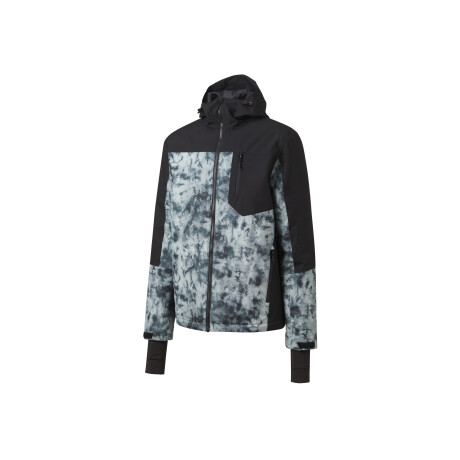 CRIVIT Heren ski jas (L, Zwart/print)