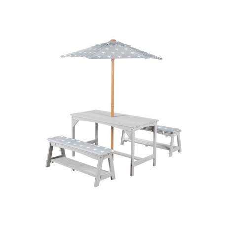 roba Kinder tuinset met parasol (Grijs)