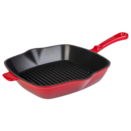 LIVARNO home Gietijzeren grillpan (Rood)