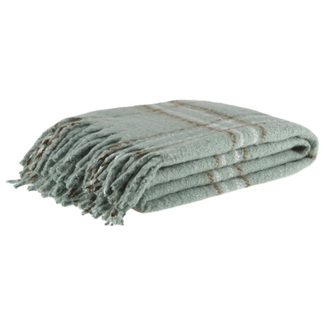 LIVARNO home Bouclé plaid 130 x 170 cm (Groen)