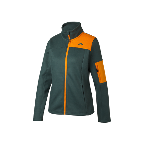 CRIVIT Dames fleece jas (Donkergroen, XS (32/34))