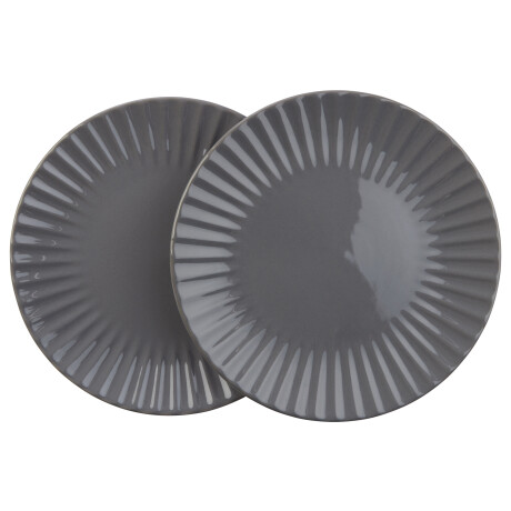 LIVARNO home Servies 2-delig (Borden, Grijs)