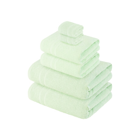 LIVARNO home Badstof handdoekenset, 6-delig (Groen)