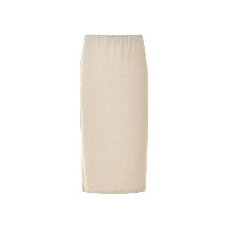 esmara Gebreide dames rok (Beige, M (40/42))