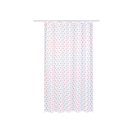 LIVARNO home Douchegordijn 180 x 200 cm (Aardbei)