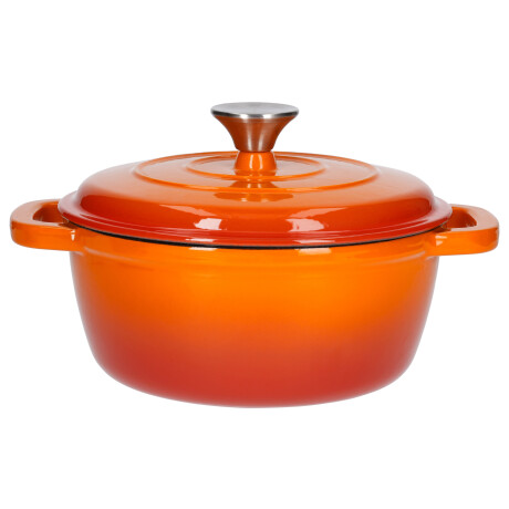 SILVERCREST Gietijzeren pan 22 cm 2,8 L (Oranje)