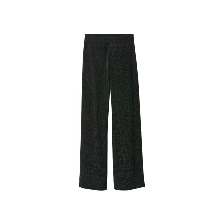 esmara Dames broek - Wide leg (Zwart glitters, M (40/42))