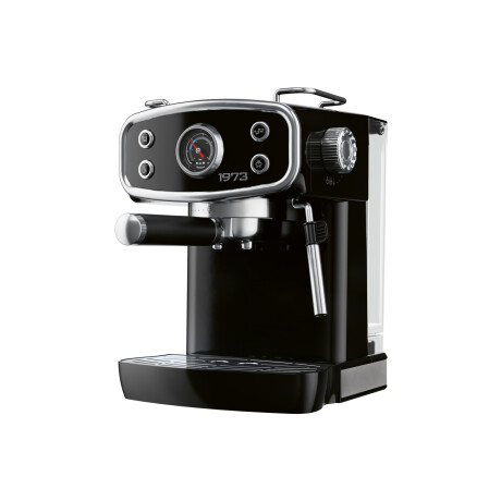 SILVERCREST Piston koffiemachine, 20 bar, met stoompijpje, zwart, retro